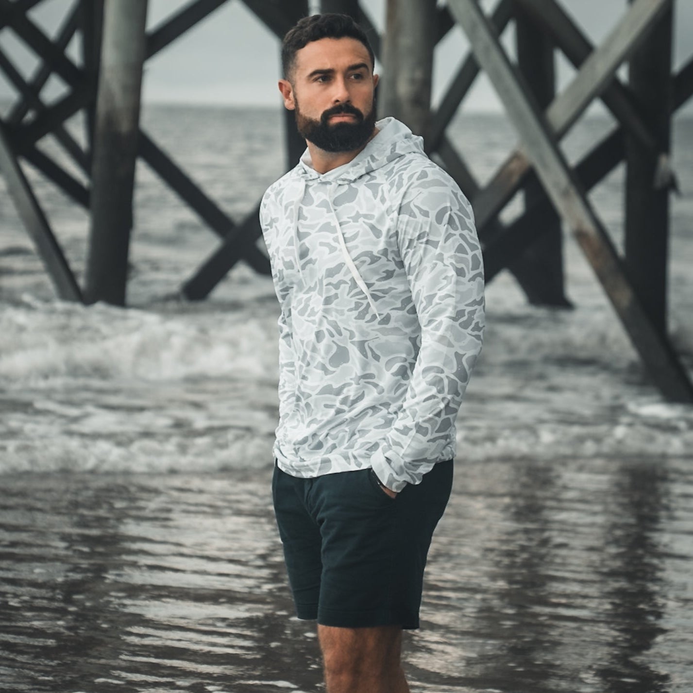 Performance Hoodie - Ghost Camo