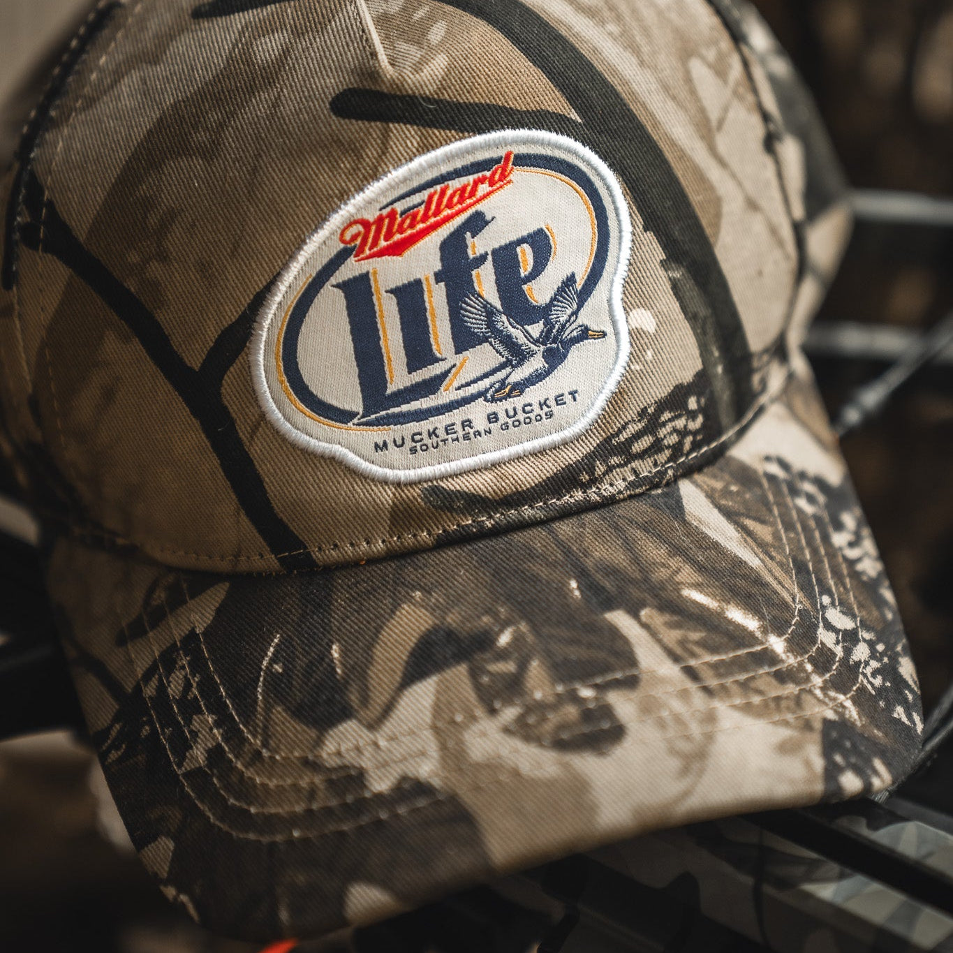 Mallard Life Deadwood Camo Bucket