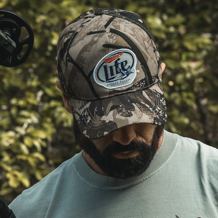 Mallard Life Deadwood Camo Bucket