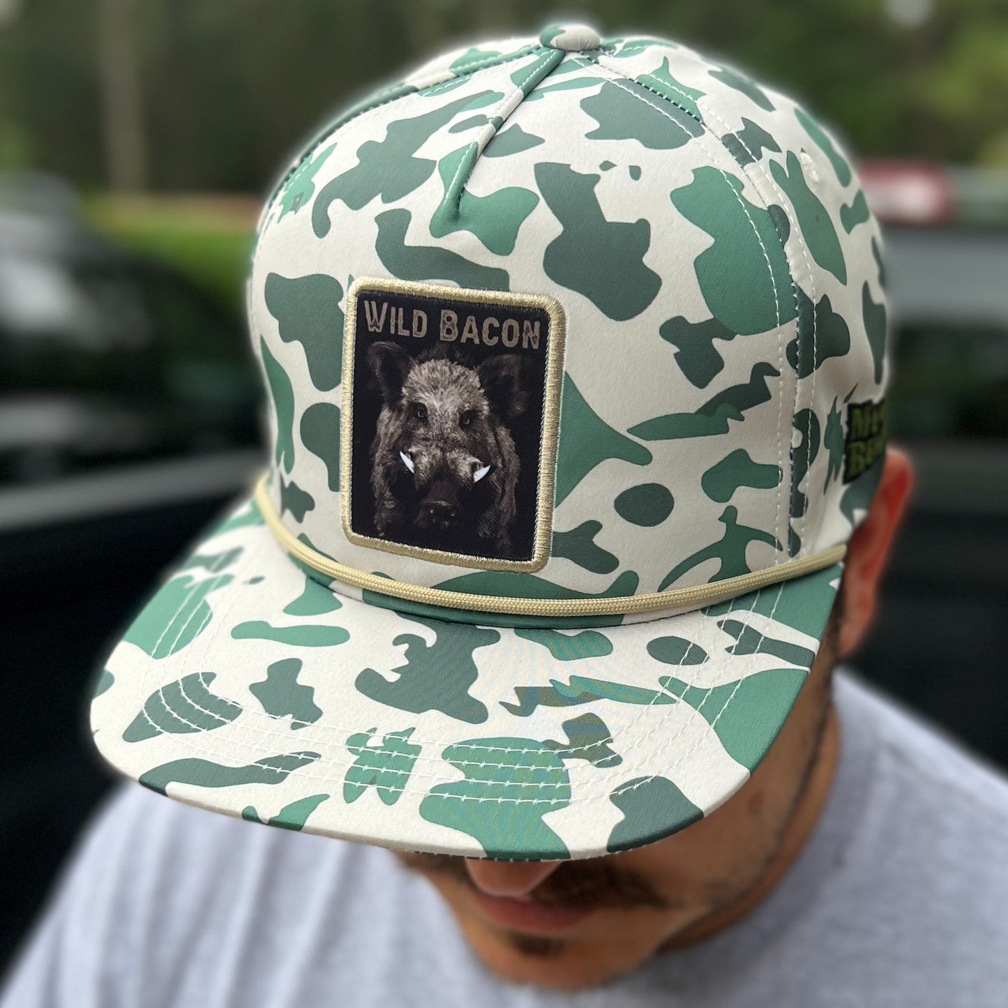 "Wild Bacon" Old School Camo Hog Bucket