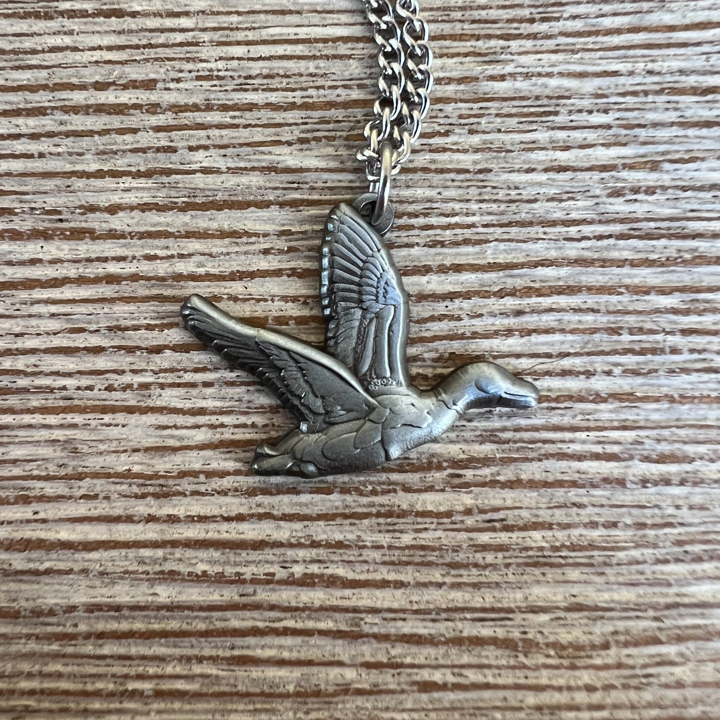 Duck It Silver - Stainless Steel Necklace