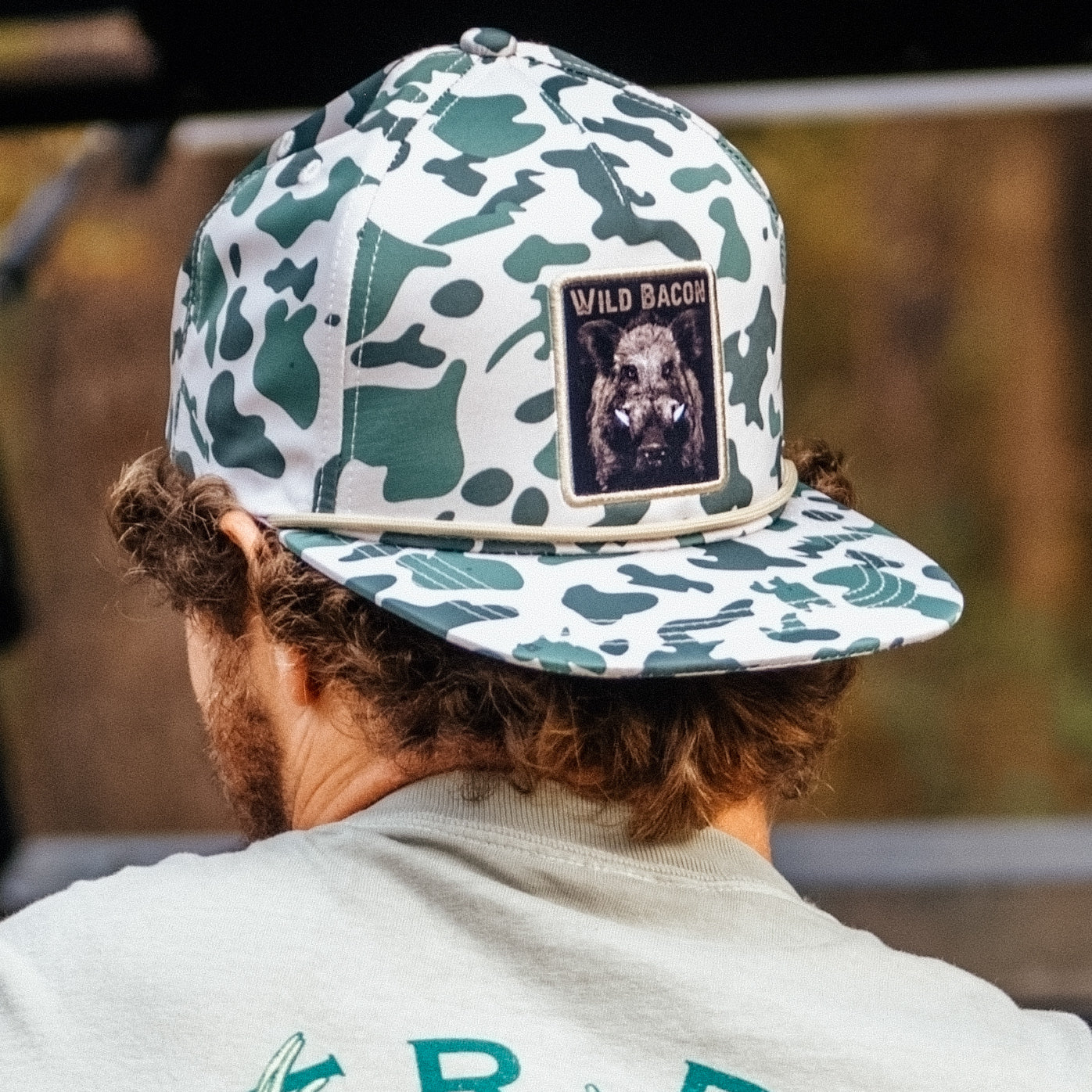 "Wild Bacon" Old School Camo Hog Bucket