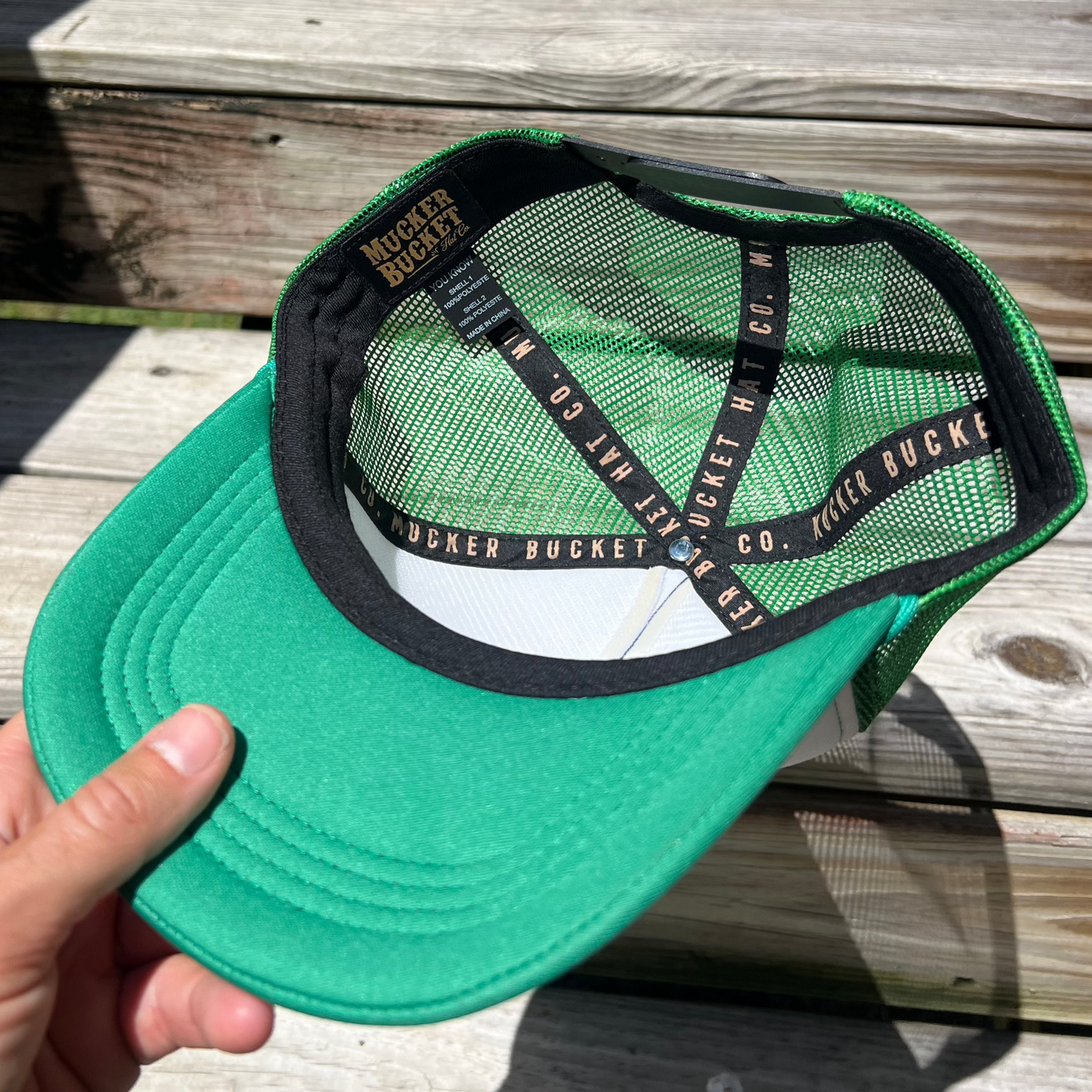 "Duck it" Green Trucker Hat