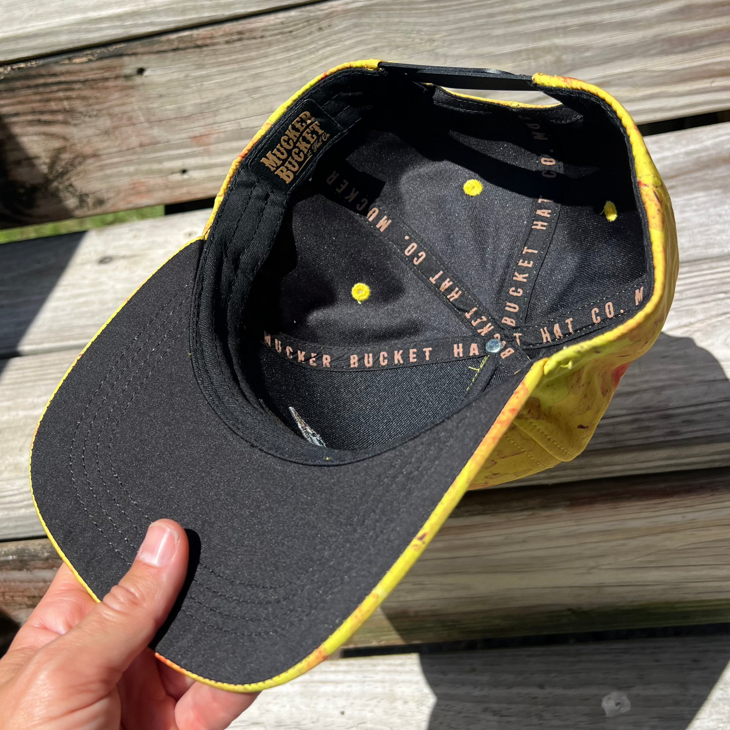 Golden Leaf Camo Duck Bucket