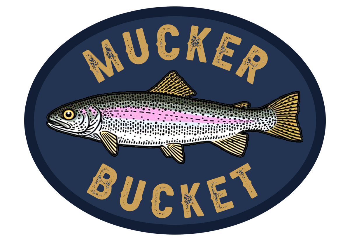 Rainbow Trout Blue Bucket