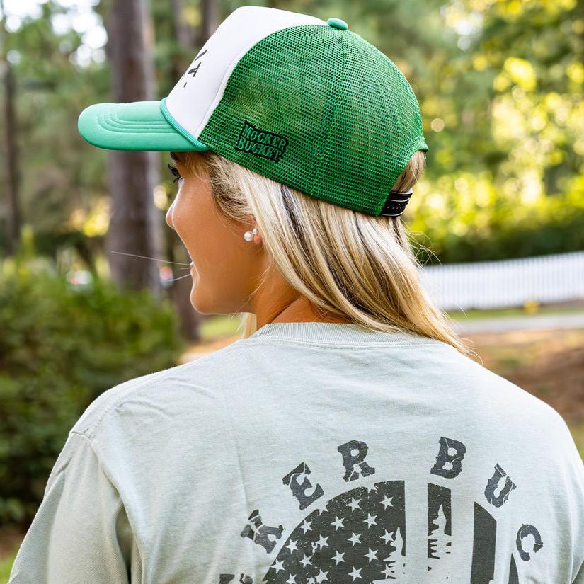 "Duck it" Green Trucker Hat