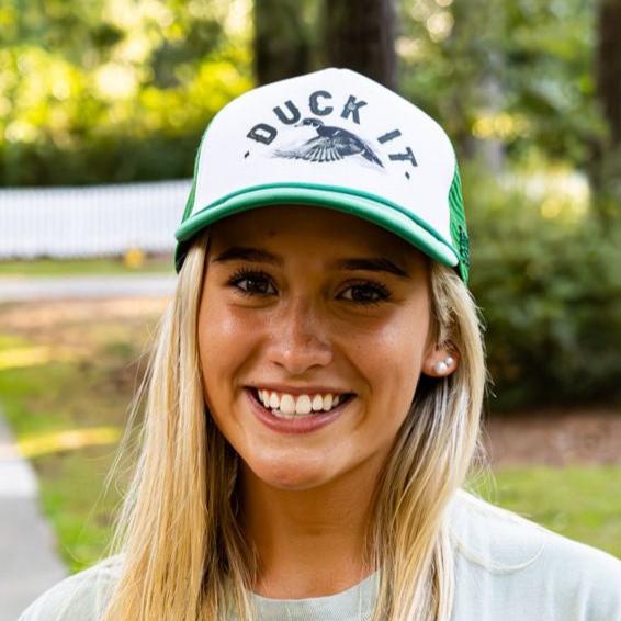 "Duck it" Green Trucker Hat