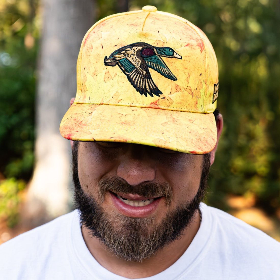 Golden Leaf Camo Duck Bucket