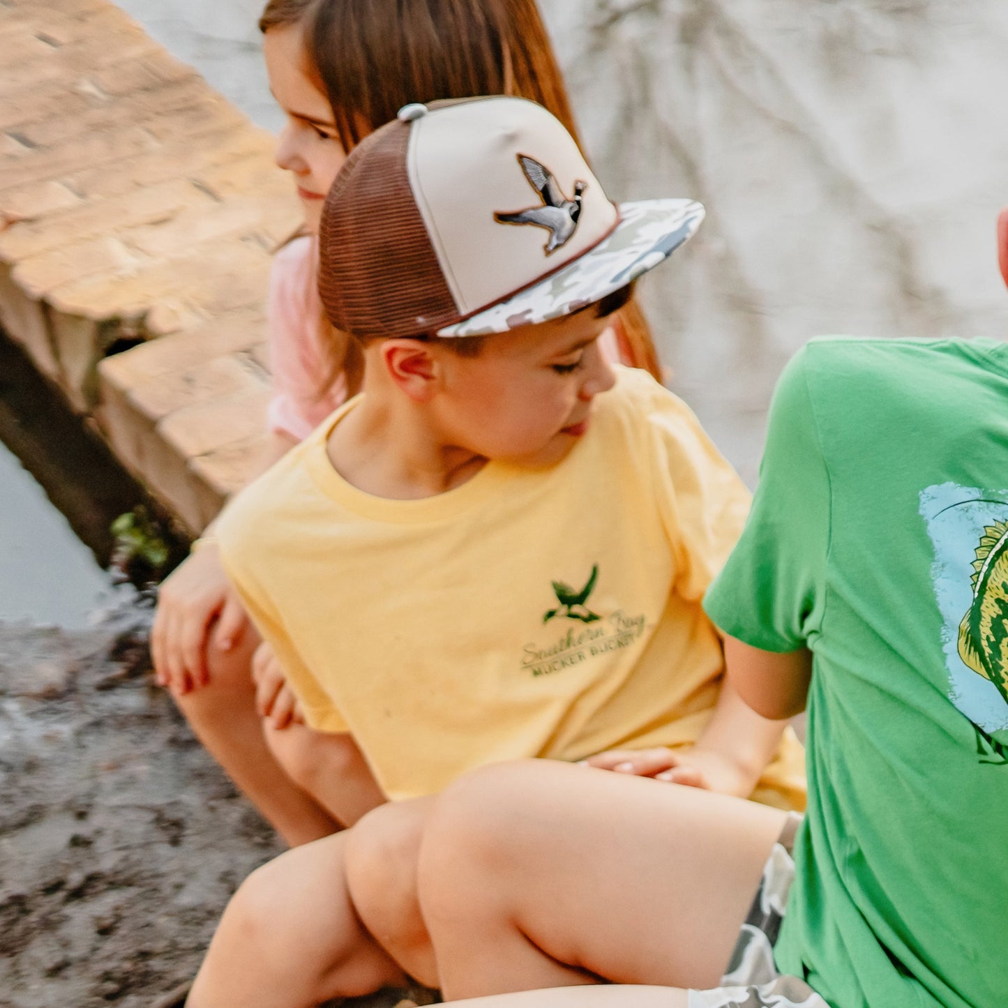 Camo Youth Duck Bucket