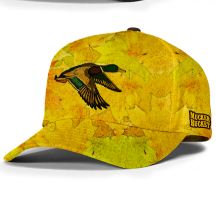 Golden Leaf Camo Duck Bucket