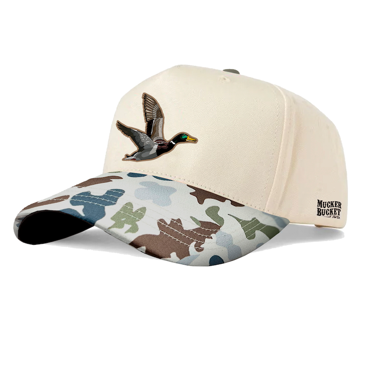 Camo Duck Bucket Curved Brim