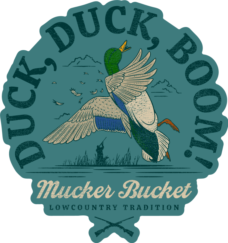 Duck, Duck, Boom Sticker