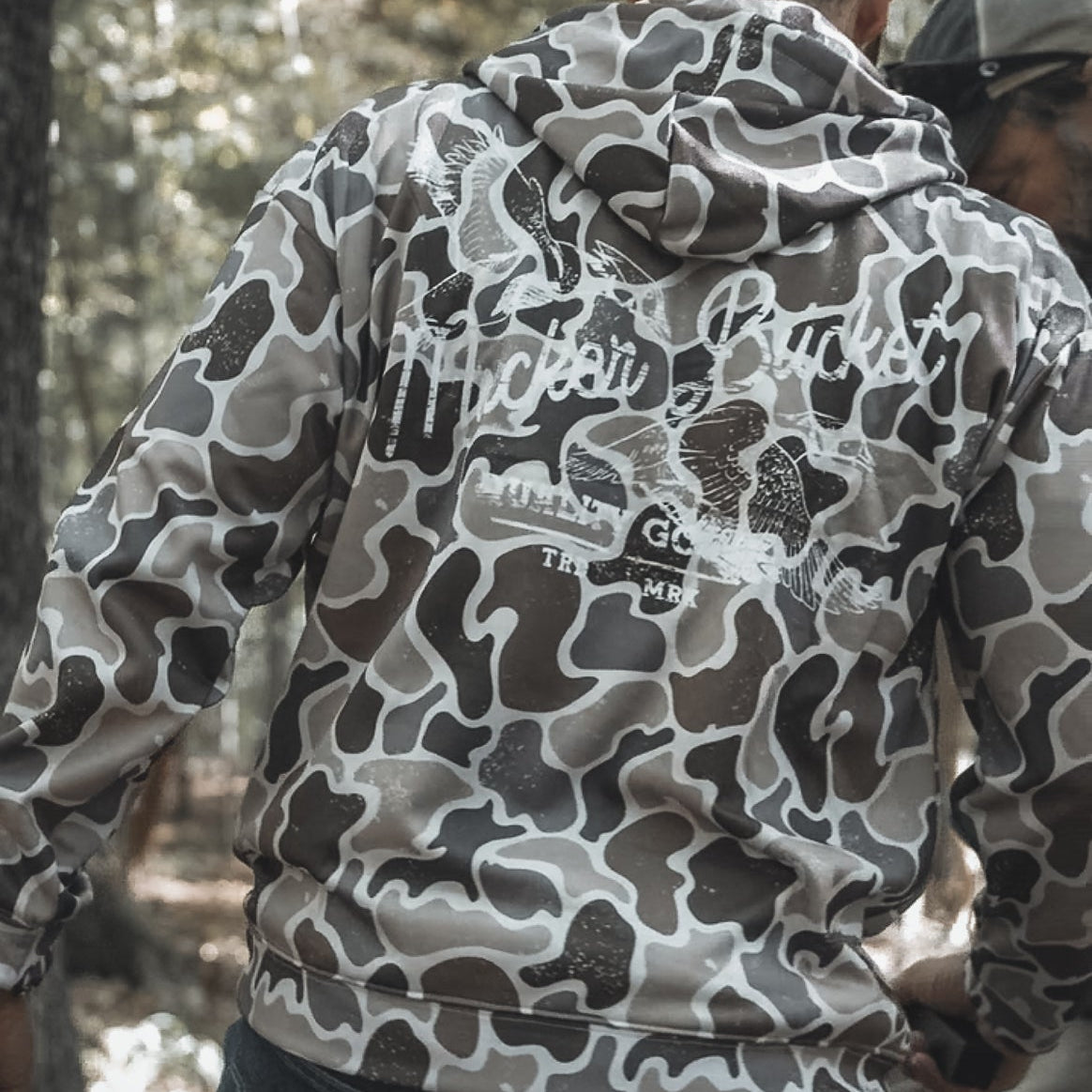 Wood Ducks Premium Athletic Duck Camo Hoodie