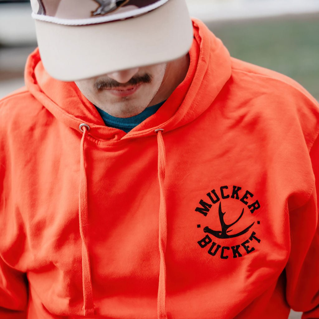 "Monster Buck" Hunter Orange Premium Hoodie