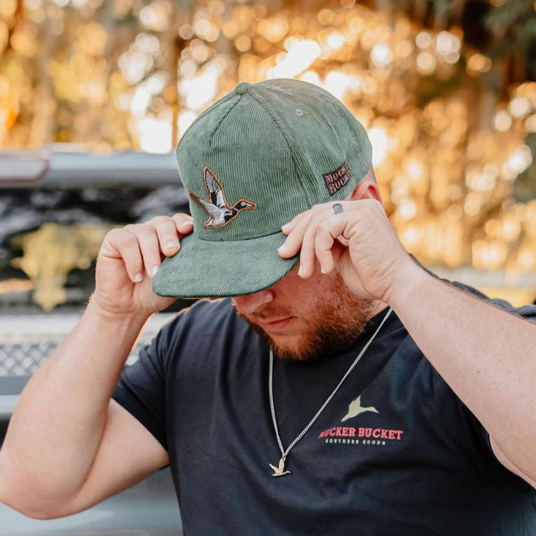 Duck Green Corduroy Bucket