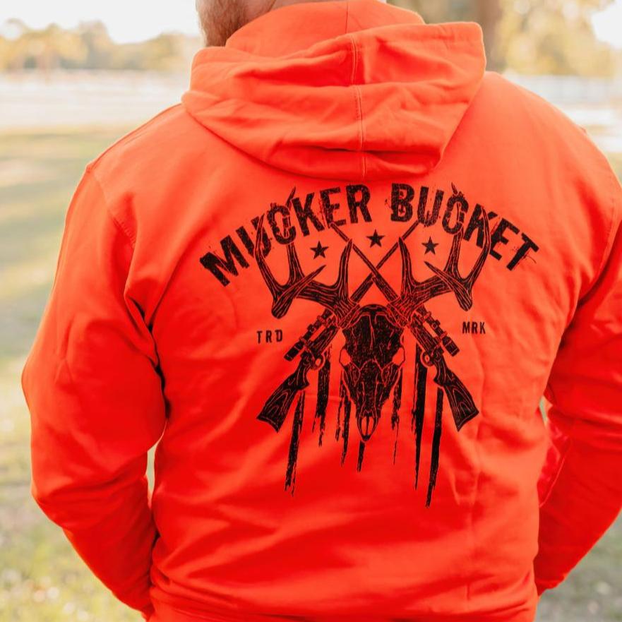 "Monster Buck" Hunter Orange Premium Hoodie