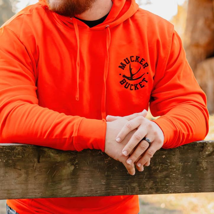 "Monster Buck" Hunter Orange Premium Hoodie