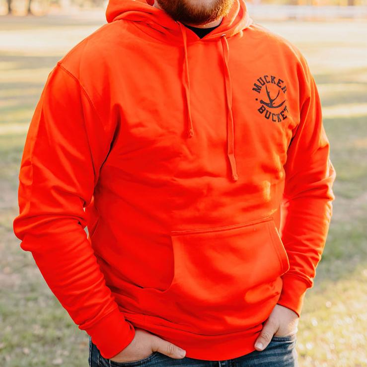 "Monster Buck" Hunter Orange Premium Hoodie